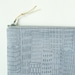 Zipper pouch - skyscrapers on gray