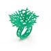 SALE 35% off Small Hyphae Ring - Jade Green