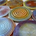 Abstract Sculpture Paintings .... Fossilized 2 - 9 INDIVIDUAL PAINTINGS on wood, heavily textured, ready to hang
