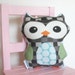 stuffed OWL PETUNIAS' Owl Pillow doll toy toddler baby kid child plush softie gift photo prop room decor unique cute present