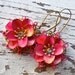 Prairie Bloom Earrings (D)... vintage flowers for your ears from wendy baker