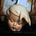 Vintage German HUMMEL Dug Up Sweet Face Painted Larger Doll Head Frozen CHARLOTTE 42g