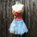 Dream Bohemian Vintage Bustier Fairy Dress up Tu-tu "Tea With Alice"