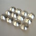 Gemstone Cabochons White Quartz Rose Cut 10mm FOR TWO
