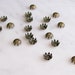 Antiqued Brass Filigree Beadcaps Findings Jewelry Parts Supplies 19 Pcs
