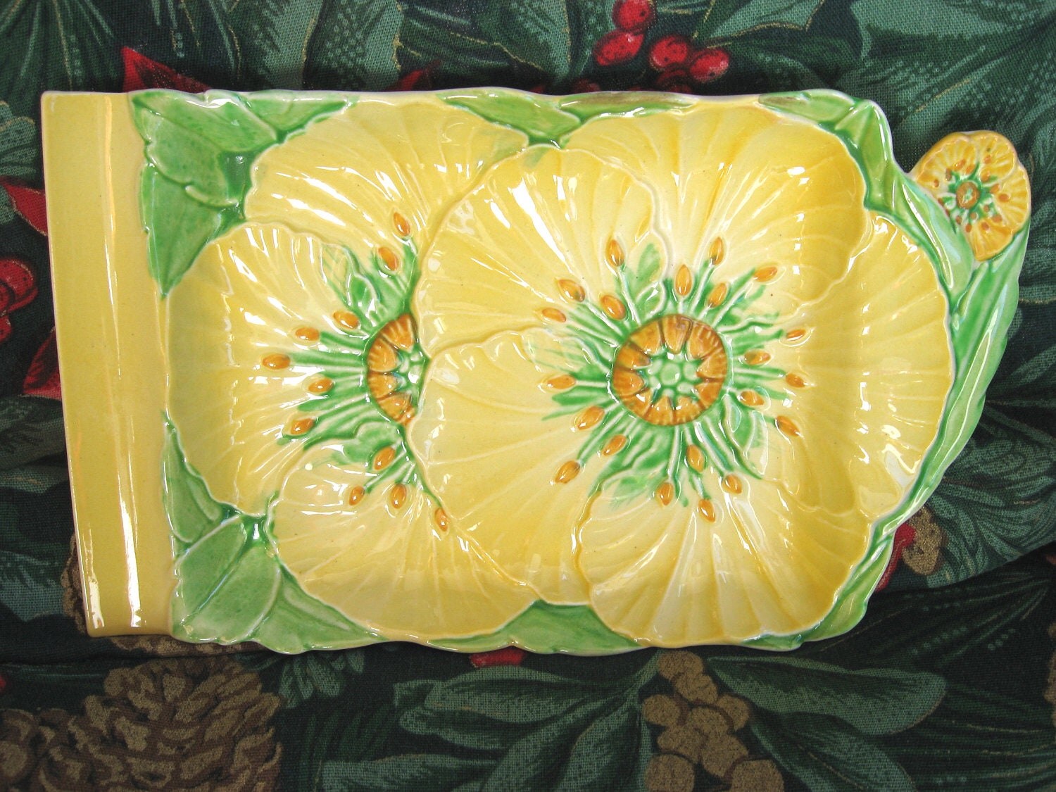 Vintage Carlton Ware Buttercup Butter Dish Australian Design