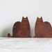 Rusty Tin Cat Cutouts - Set of 14 - RESERVED