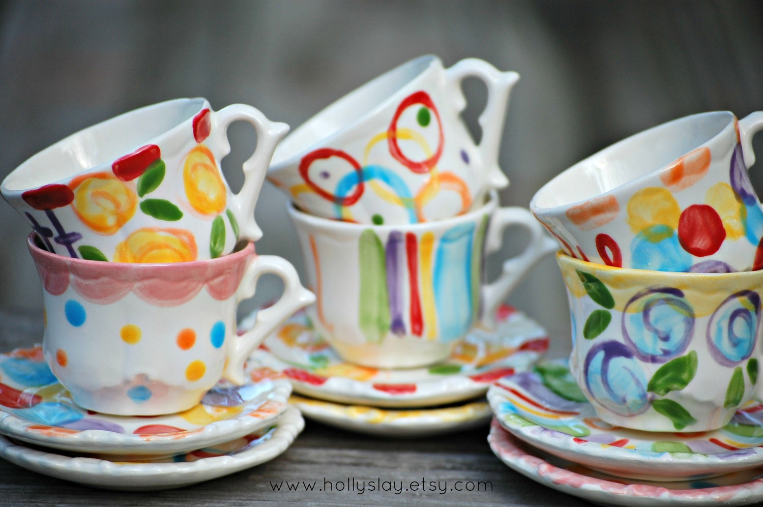 mad hatter tea cup and saucer