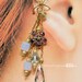 Purple Passion - Wire Wrapped Ear Cuff in 14k Gold Filled and Swarovski Crystal - R-EC4