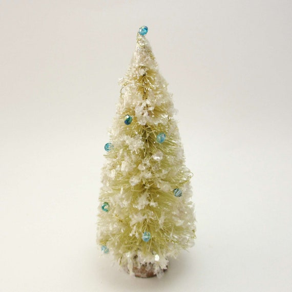 items similar to vintage style bottlebrush ivory christmas items similar to vintage style bottlebrush ivory christmas