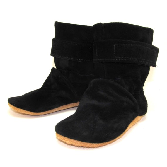 infant black ankle boots