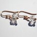 Herkimer Diamond Earrings on Rose Gold