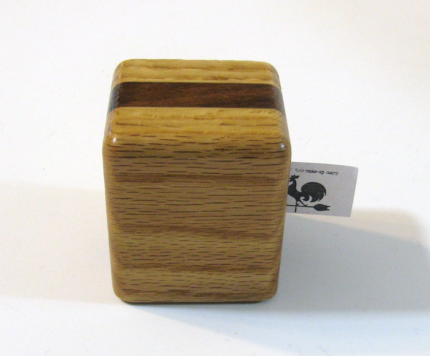 holder for roll of a stamps Dispenser Boxnmor Stamp on Made Three by Woods Of Etsy