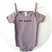 SALE Organic Cotton Baby T-shirt. 3-6 MONTHS "Te Amo" in Cinder