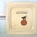 SALE Primitive Halloween Decor Sign Black Cat PUMPKIN Wall Decor Farmhouse Shabby Chic Cottage