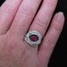 Wire Wrapped Ring Watermelon Tourmaline Size 6.5