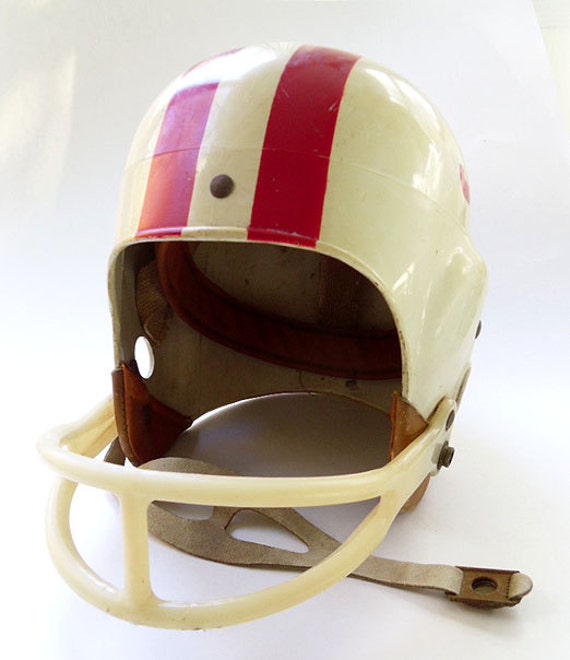 Vintage 1960s Football Helmet Rawlings Sports Collectible