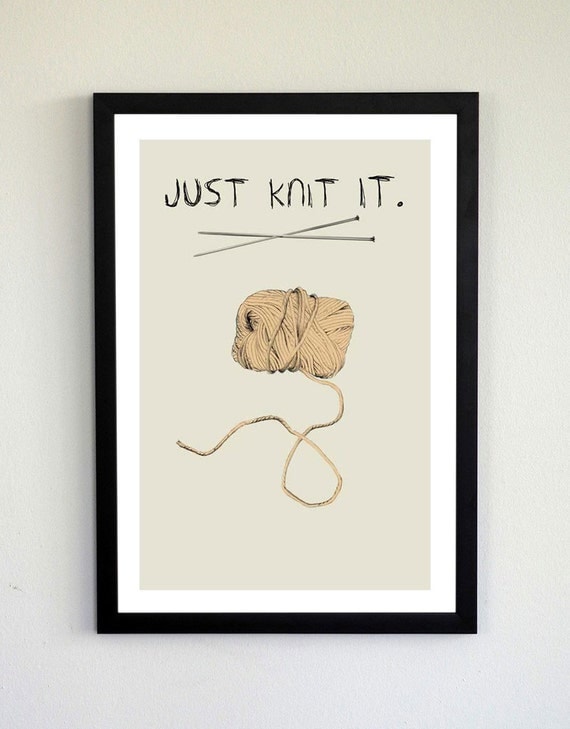 Just Knit It Print