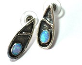 Blue Opal Earrings, Opal Earring Studs, Opal Stud Earrings, Blue Opal Jewelry,Statement Opal Earrings,Silver Opal Studs,Dainty Opal Earrings Blue Opal Earrings, Opal Earring Studs, Opal Stud Earrings, Blue Opal Jewelry,Statement Opal Earrings,Silver Opal Studs,Dainty Opal Earrings
