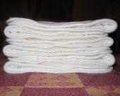 Set of 6 Large Bamboo Velour Topped Diaper Inserts