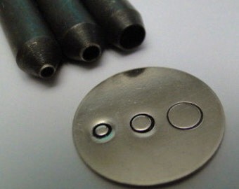 Design Stamp - BUBBLES - 3 different sizes - includes How to Stamp Metal tutorial