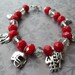 Alabama Crimson Tide Football Charm Bracelet