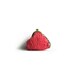 Coin Purse Knitted in Brink Pink Cotton Yarn