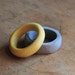 Stacking Rings in Grey and Yellow
