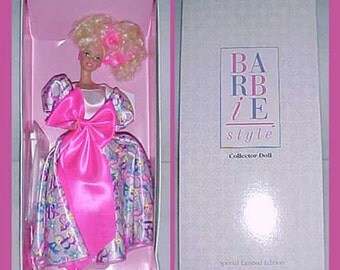 Barbie Limited Edition Collector Doll from 1990 -Original Box by Mattel -Gorgeous-New Condition