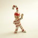Vintage Candy Cane Pixie Christmas Figurine Geo. Lefton