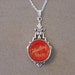 Typewriter Key Jewelry Necklace - Rare RED FLOATING SHIFT - Typewriter key Necklace Pendant