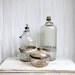 Antique Kerosene Bottle Collection, Glass Bottle, Industrial Decor