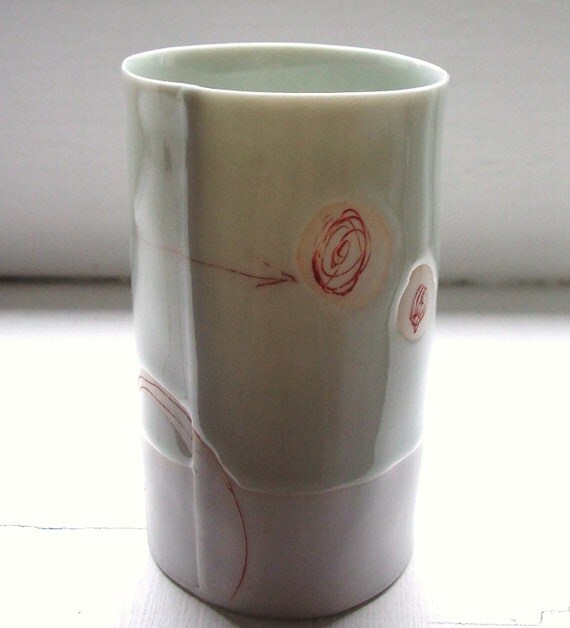 fragile Translucent porcelain cup
