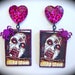 Evil Dead Zombie Cheryl Stud Dangle Earrings