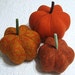 fabric pumpkins - orange you glad no.2 - set of 3 p U m P k I nS