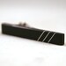 Tie Clip: African Ebony with Aluminum Accents (TB-154)