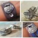 Custom Silver Jewelry by HappyGoLicky, Feather Jewelry, Personalized Feather Ring, RESERVED LISTING for Nancy, Eco Friendly Silver