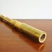 Vintage brass telescope