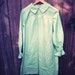 Mint Vintage Long Sleeve Daisy Dress - Floral - Mint Green - Pastel - Peter Pan Collar - Midi - Womens