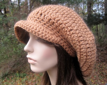 Womens Accesories Crochet Hat Womens Newsboy Hat by Monarchdancer