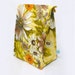 Back to School Lunch Bag in Yellow Floral