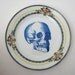 Anatomical Blue Skull Plate Chase and Scout Vintage Retro Halloween Altered Vintage