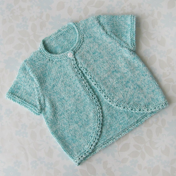 Spring Sale BABY GIRL SWEATER bolero with short sleeves 1
