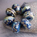 MruMru Handmade Lampwork Glass Bead set. Sra.