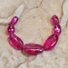 Pink RUBELLITE TOURMALINE Smooth Nugget Beads(7)