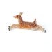 Fawn deer brooch, crochet wire animal jewelry, animal brooch