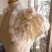 LUNA champagne dupioni silk bolero jacket wedding shrug wrap bridal shrug champagne bolero jacket victorian bolero jacket