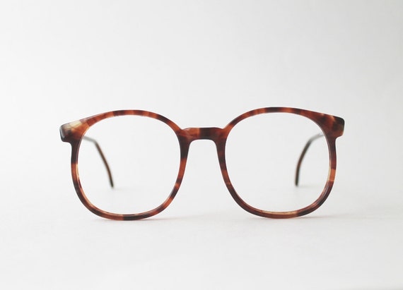 1980's Brown Wayfarer Eyeglasses Frames by OiseauVintage on Etsy