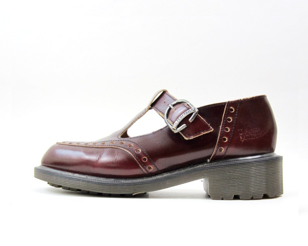 oxblood mary janes