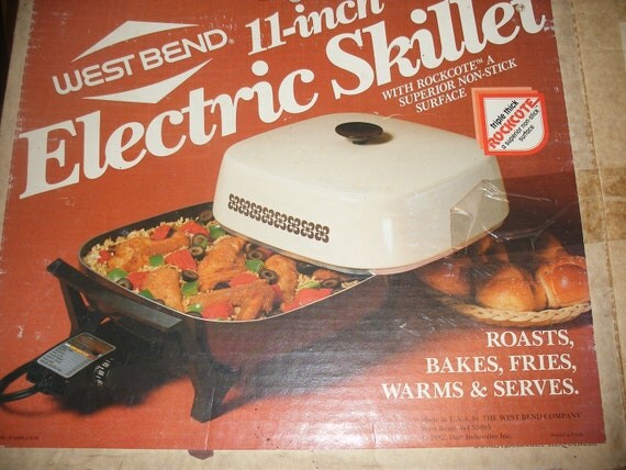 Vintage Electric Skillet West Bend New in Box